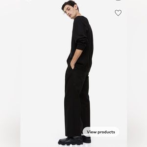 H&M Black Cárdigan Sweater Men’s casual Medium Preowned classic fit